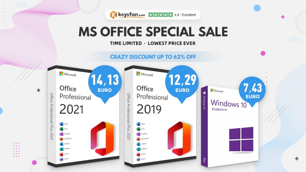 Office 2021 ou Office 2019, qual prefere? Um deles chega a estar a €12,29 na Keysfan