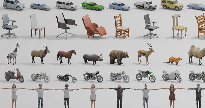 Inteligência Artificial da Nvidia é capaz de criar objetos 3D em segundos