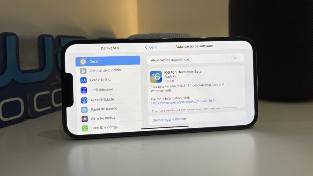 Apple disponibilizou o iOS 16.1 beta, aos programadores e traz novidades “limpas”