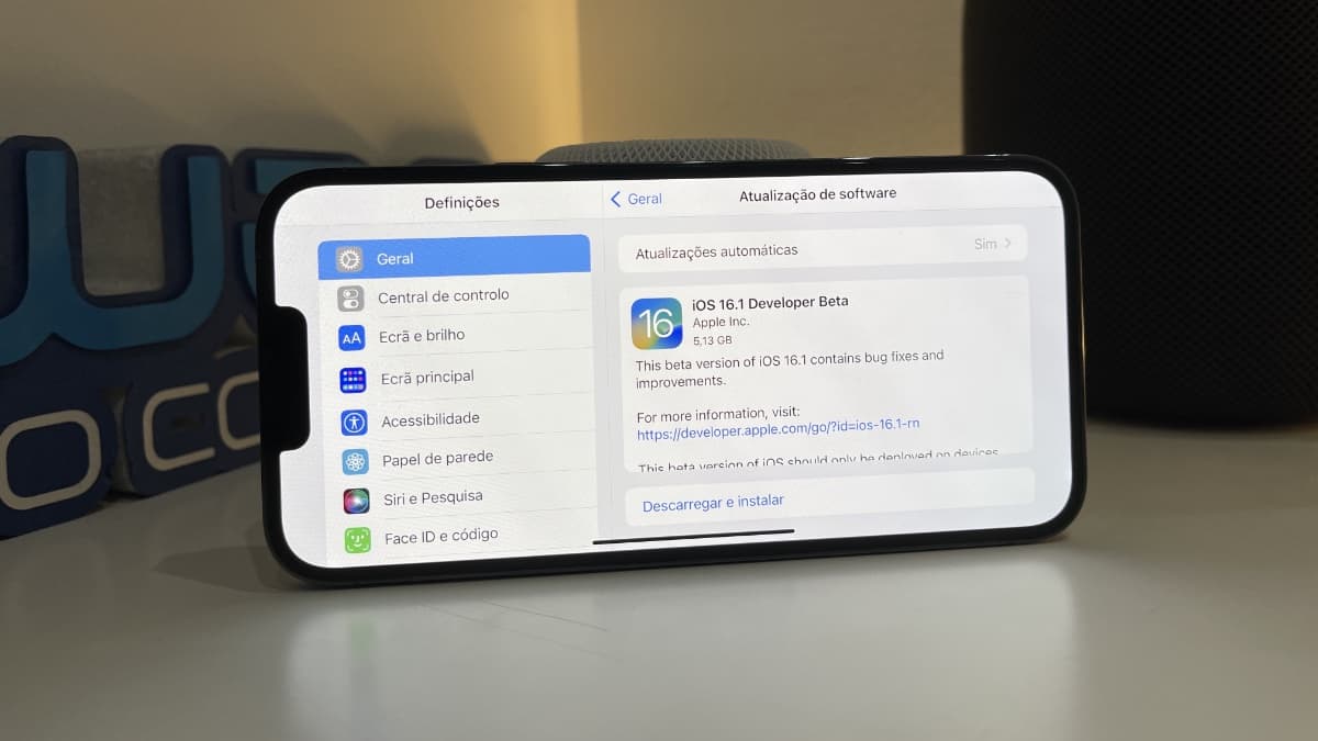 Apple disponibilizou o iOS 16.1 beta, aos programadores e traz novidades “limpas”