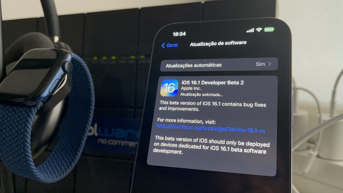 iOS 16.1 beta 2 agora disponível para programadores e há novidades