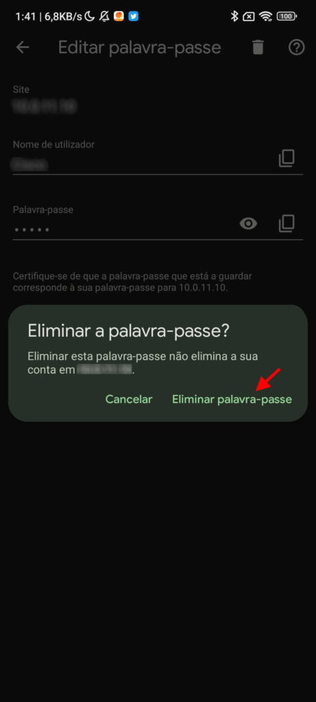 passwords Android Google Chrome Internet