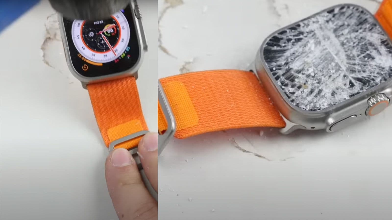 Apple Watch Ultra: Youtuber testa resistência do relógio à martelada