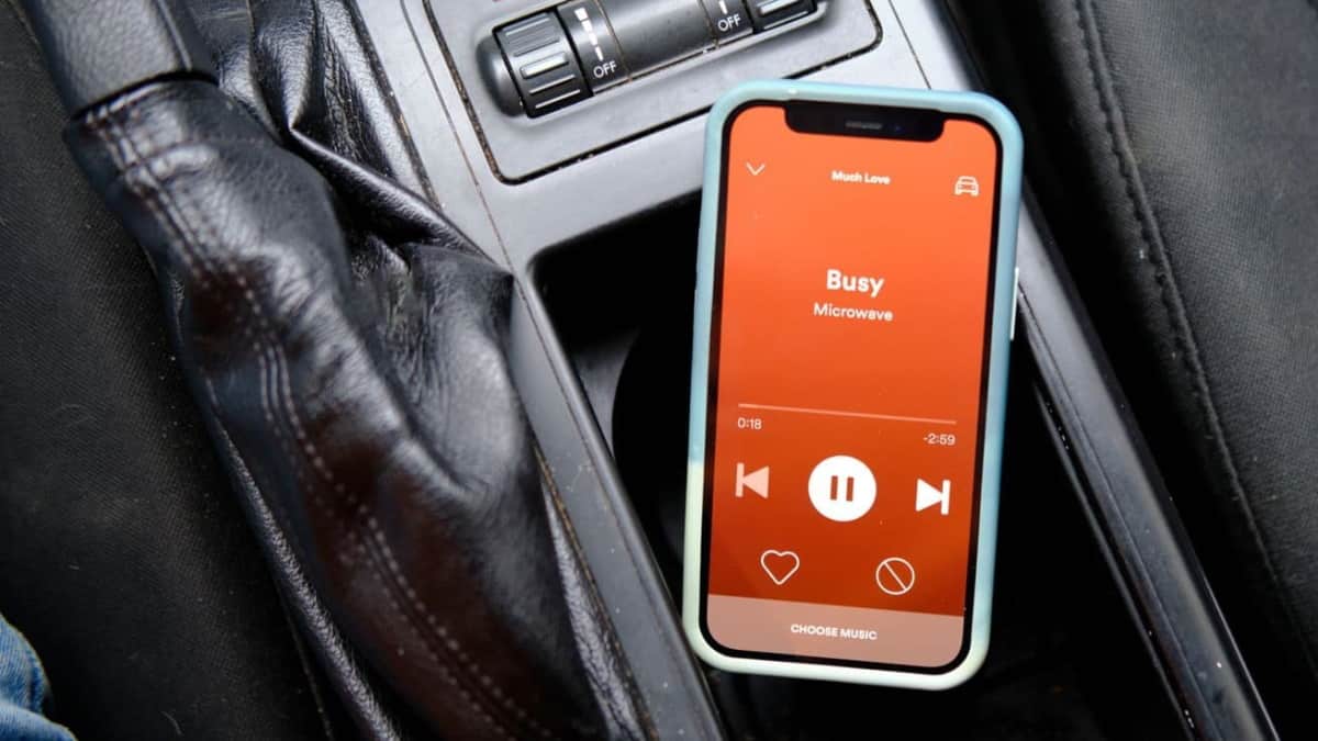 Como desativar a Vista do Carro no Spotify no iPhone?