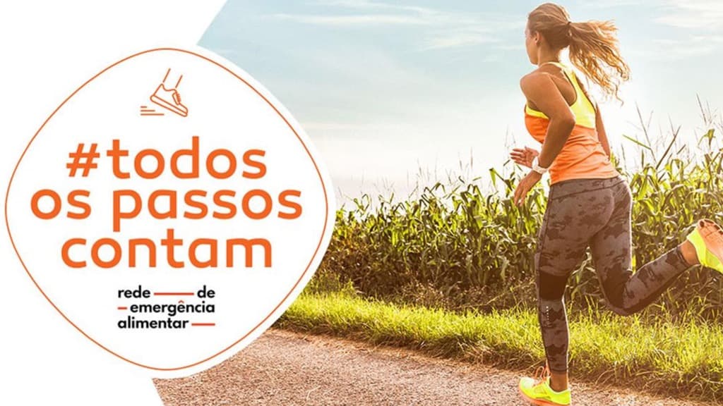 “Todos os Passos Contam” para doar um milhão de refeições a famílias