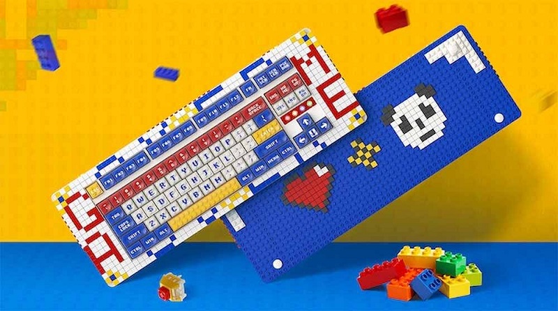 Pixel é o 1º teclado numérico mecânico compatível com peças LEGO