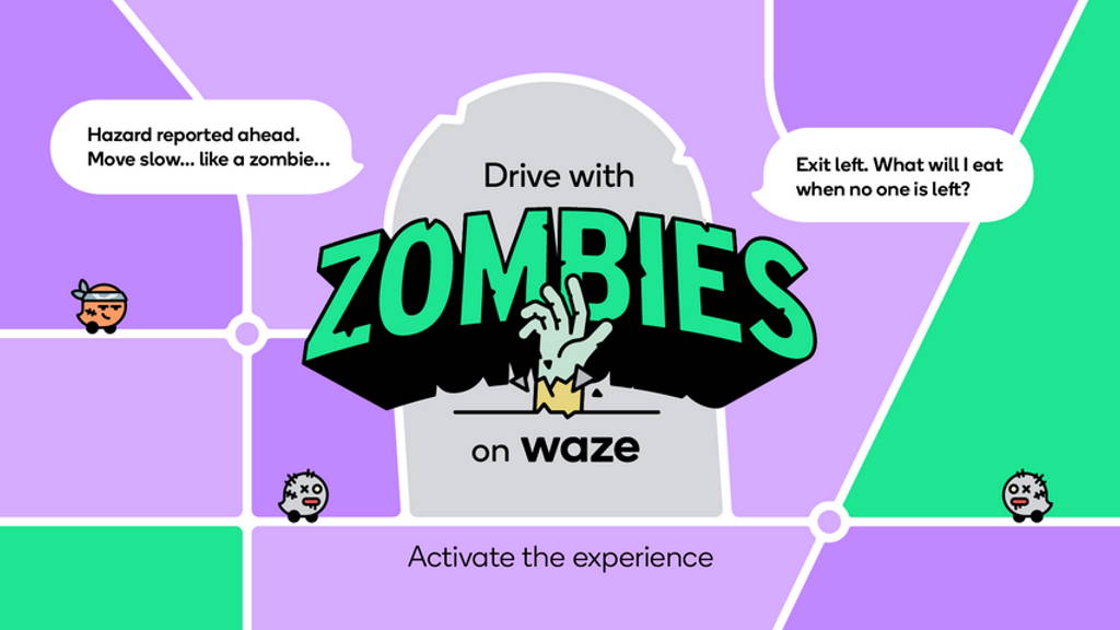 Dica: Cuidado, o Waze está a ser atacado pelos zombies do Halloween! Saiba com ativar