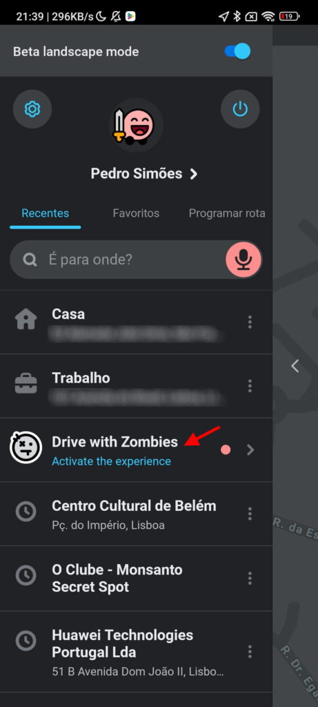 Waze zombies Halloween personalizar novidade