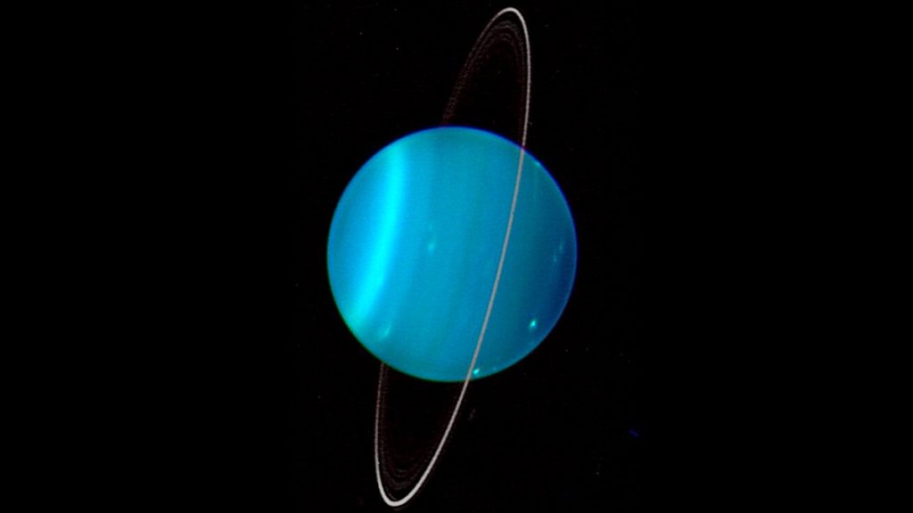 Astrónomos pensam que já sabem a razão do eixo “torto” de Úrano