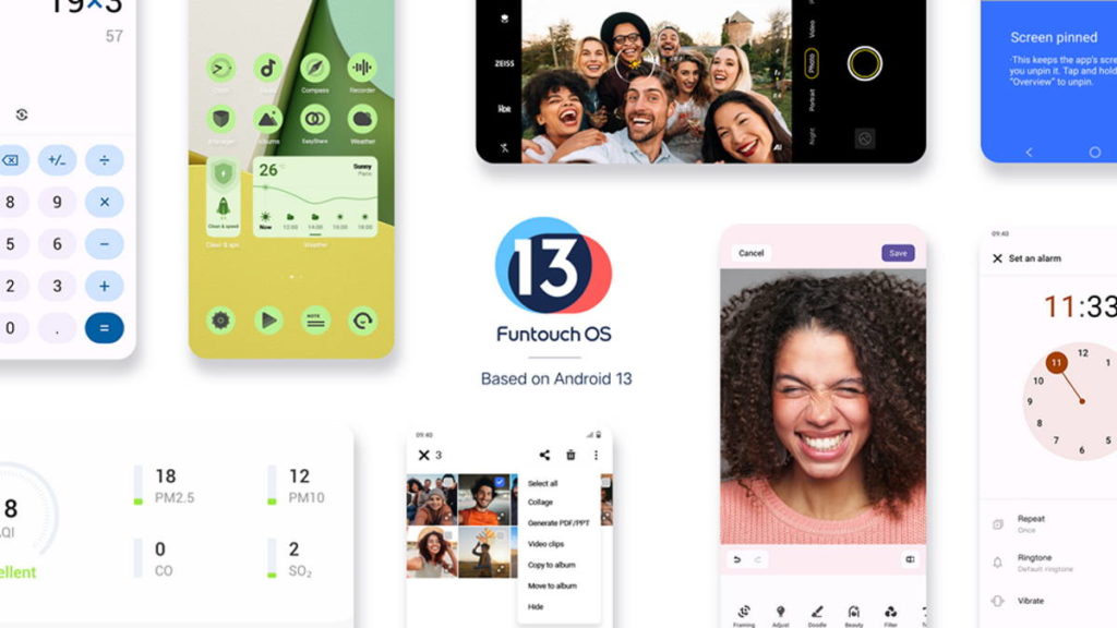 vivo lançou o Funtouch OS 13 baseado no Android 13 para os seus smartphones