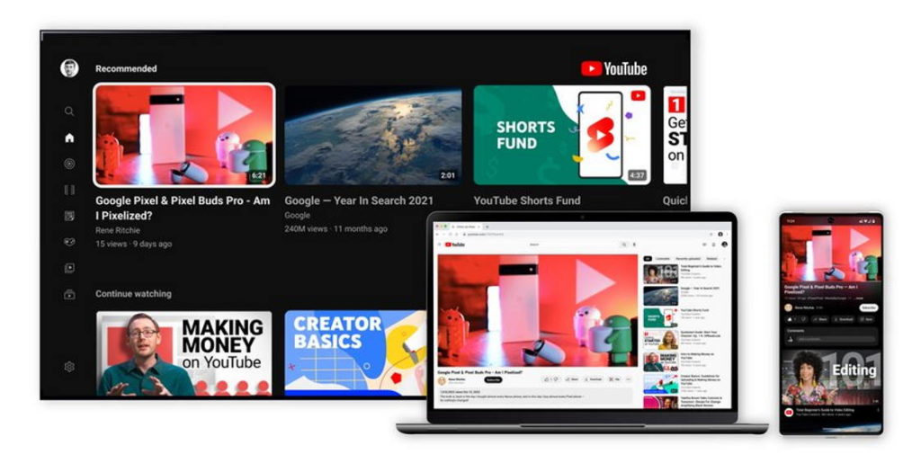 YouTube volta a mudar a sua interface, agora com novidades ajustadas a todos os dispositivos