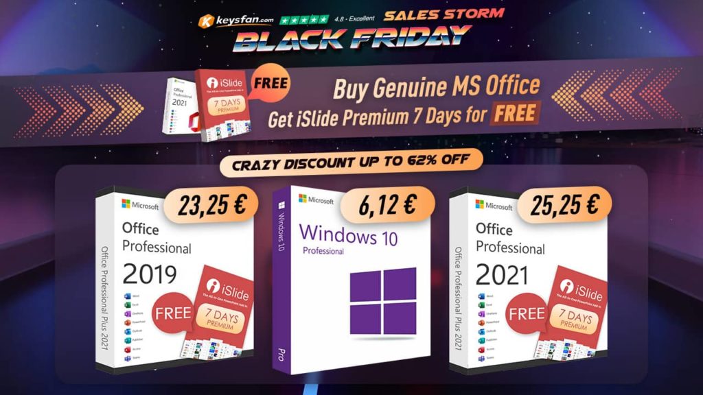 Não perca: Keysfan Black Friday Sale. Este pode ser o grande desconto do ano!
