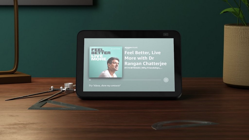 Echo Show 8 da Amazon chega a Portugal com Alexa