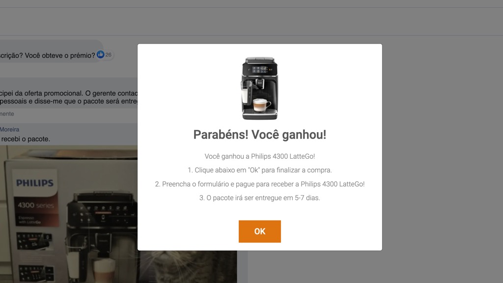 Não há cafés “grátis”! Atenção à burla que circula no Facebook