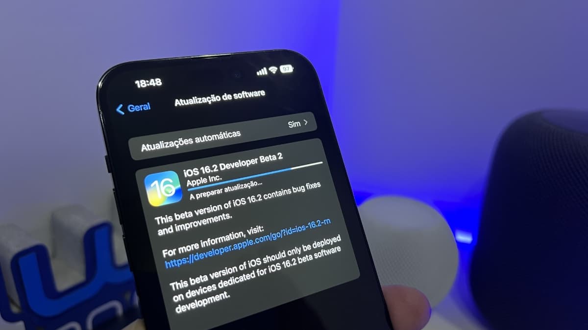 Apple disponibilizou para programadores a versão iOS 16.2 beta 2 e não só…