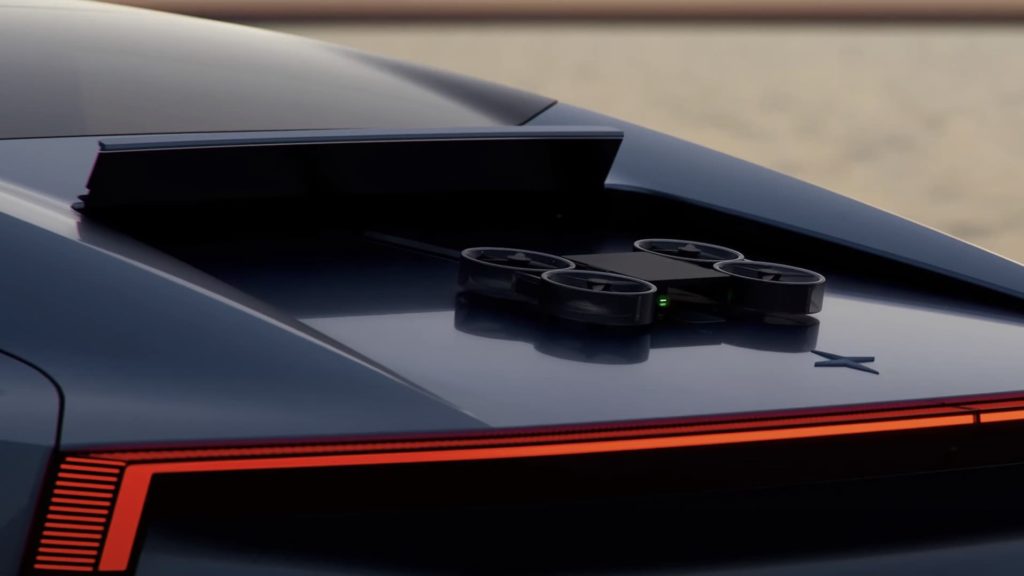 Chinesa Geely, dona da Volvo e Polestar, patenteou um “drone para automóveis”