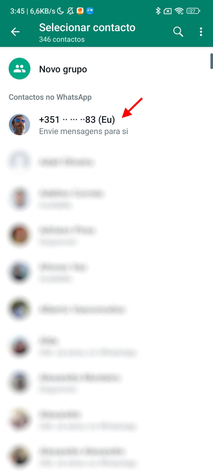 WhatsApp mensagens próprio novidade