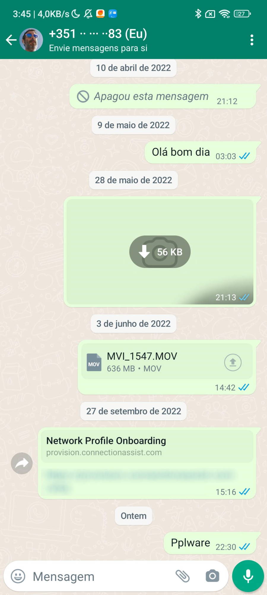 WhatsApp mensagens próprio novidade