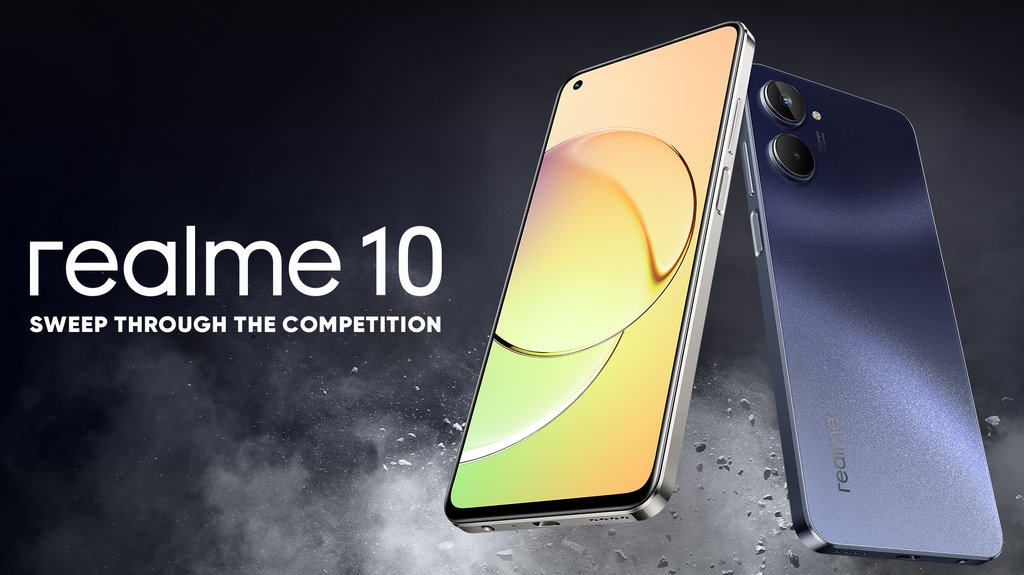 realme 10 – o novo smartphone Android com ecrã AMOLED e câmara de 50 MP desde 220 €