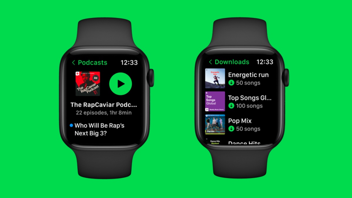 Spotify lança a sua app para Apple Watch com novo ar e com novas funcionalidades