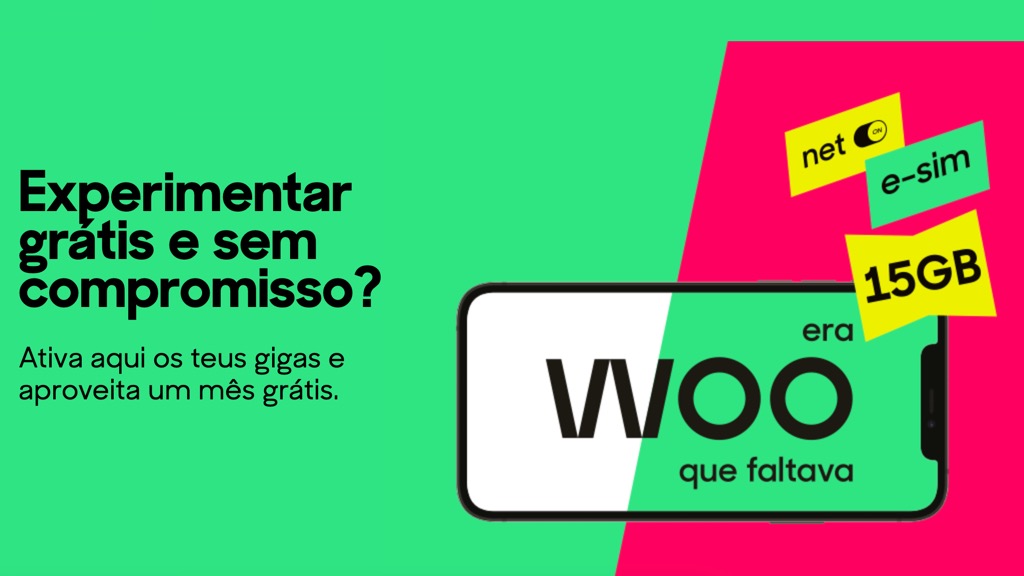 WOO: Tenha já 15 GB de dados totalmente gratuitos