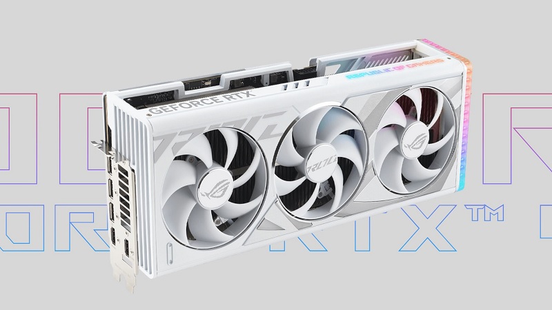 ASUS lança a gráfica ROG Strix GeForce RTX 4090 e 4080 em branco
