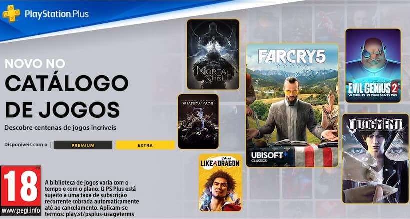 Novos jogos grátis no Playstation Plus de Dezembro de 2022