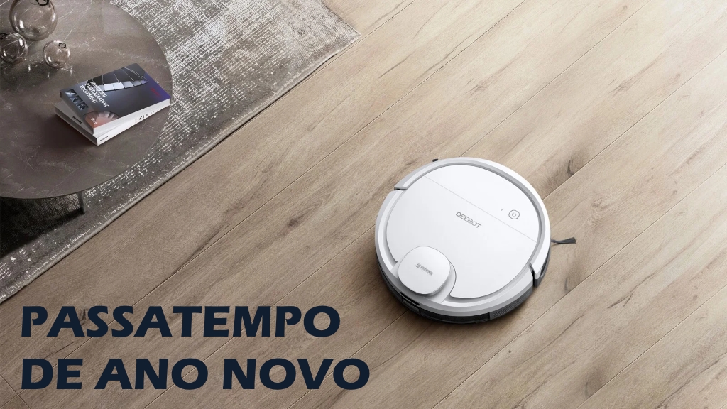 Passatempo de Ano Novo: Ganhe um robô aspirador Ecovacs Ozmo 900