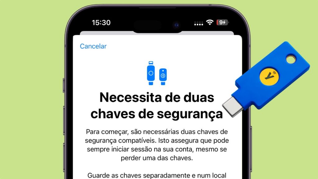 Chaves de segurança físicas são agora a melhor forma de proteger o seu Apple ID