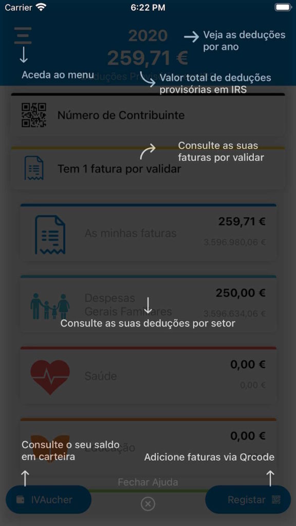 e-fatura faturas NIF app Android