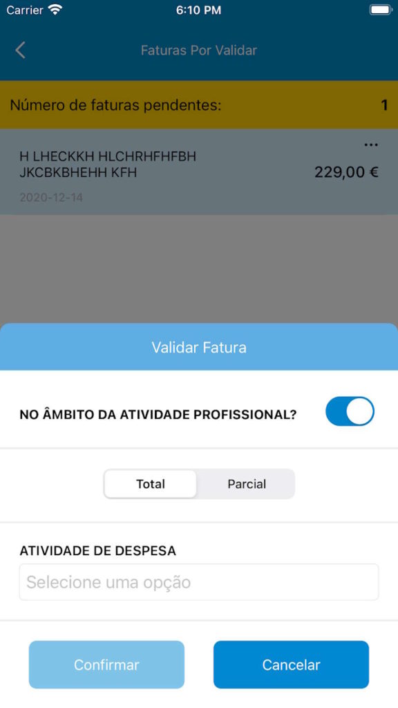 e-fatura faturas NIF app Android