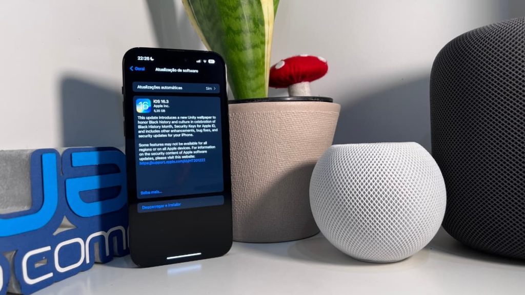 Apple lançou o iOS 16.3 com novidades para o seu iPhone