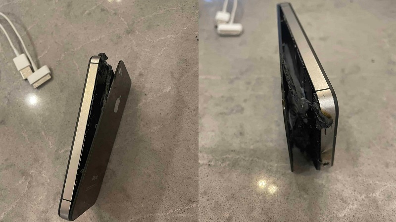 iPhone 4 incendeia-se de noite e a explosão é filmada por uma câmara de vigilância [vídeo]