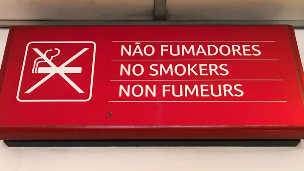 Dístico “Não Fumadores” não afixado? Saiba qual o valor das multas