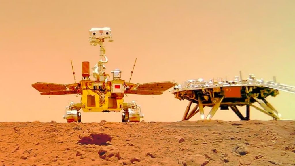 China preocupada: rover Zhurong não acorda do sono profundo em Marte