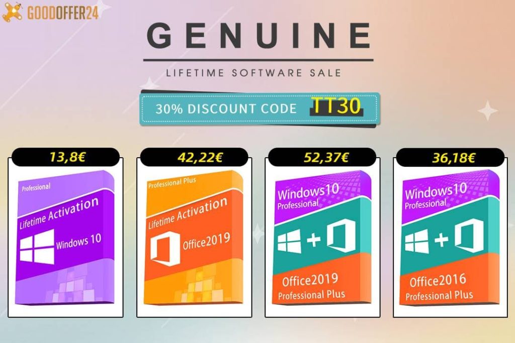 Goodoffer24: Economize dinheiro com a campanha Lifetime Software Sale