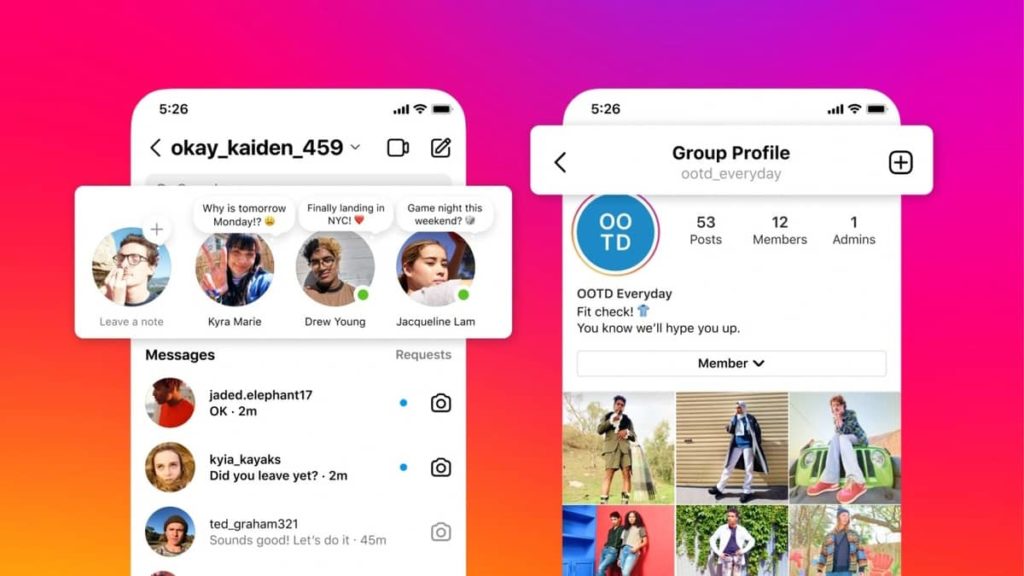 Tweets no Instagram? Rede social adicionou Notas ao topo da lista de Conversas