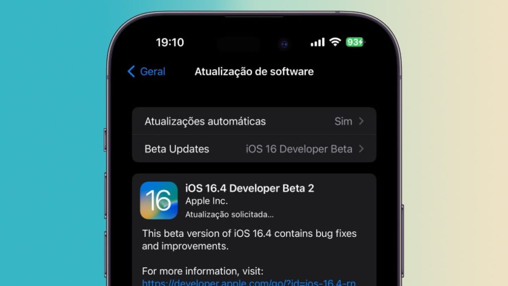 Programadores, está lançado o iOS 16.4 beta 2
