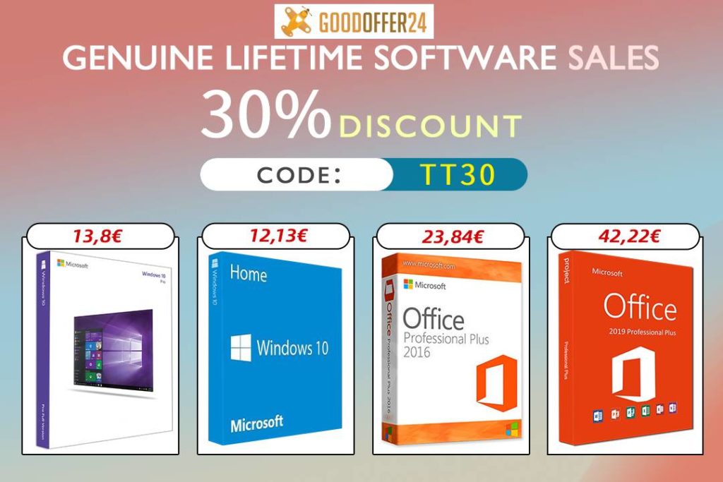 Adquira software e jogos baratos na GoodOffer24: Windows e Office em destaque