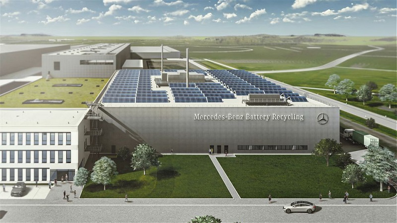 Mercedes vai construir uma fábrica de reciclagem de baterias na Alemanha