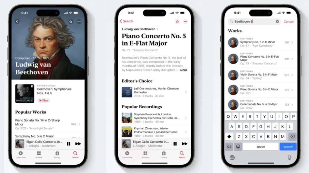 Apple Music Classical chega já dia 28 de março