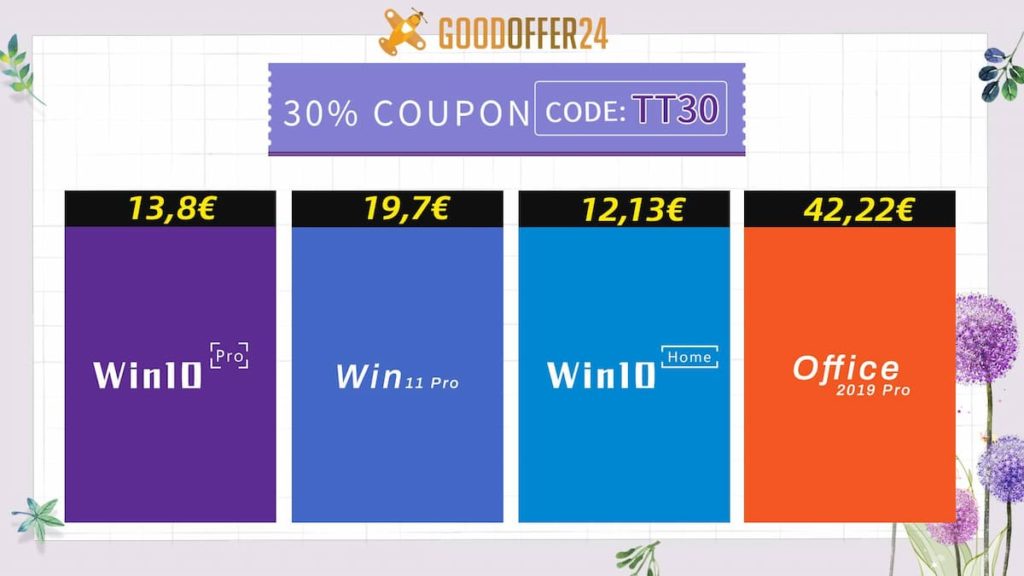 Aumente a produtividade com as chaves digitais Goodoffer24: Windows, Office e mais!
