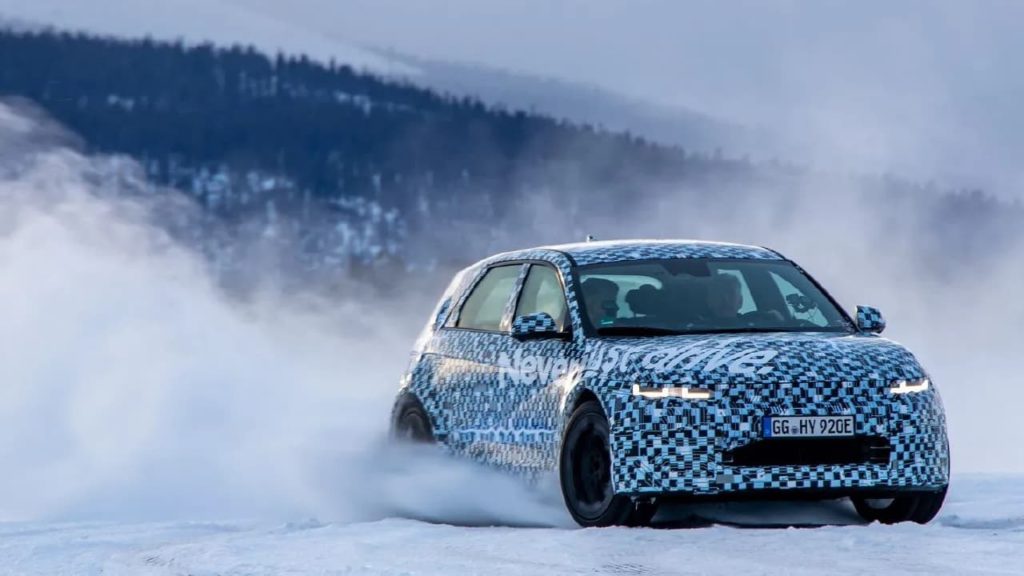 Hyundai IONIQ 5 N revela desempenho impressionante nos rigorosos testes de inverno