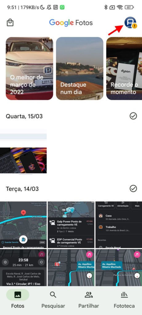 Android espaço armazenamento Google smartphone
