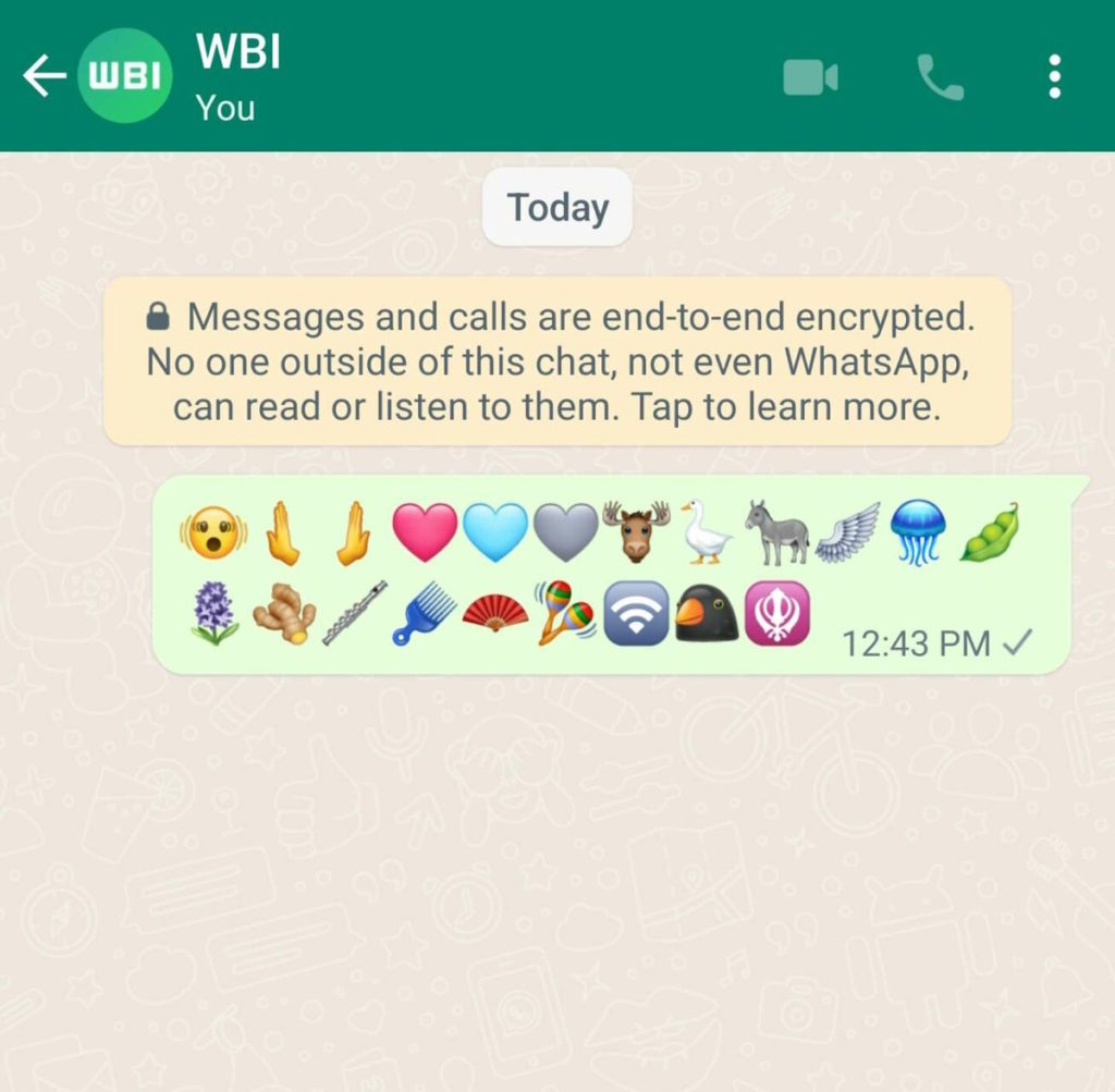 WhatsApp grupos emojis mensagens administradores