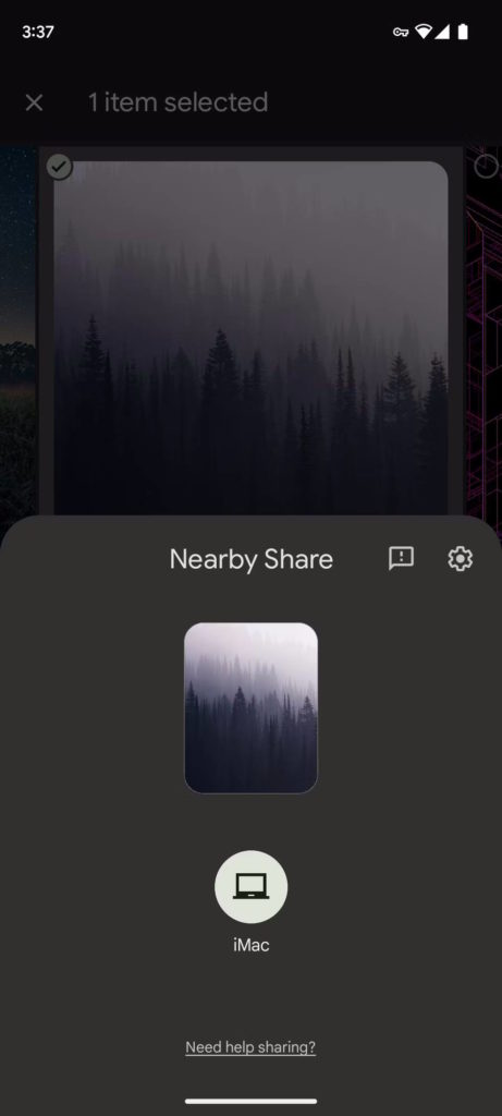 Android macOS Nearby Share NearDrop Apple