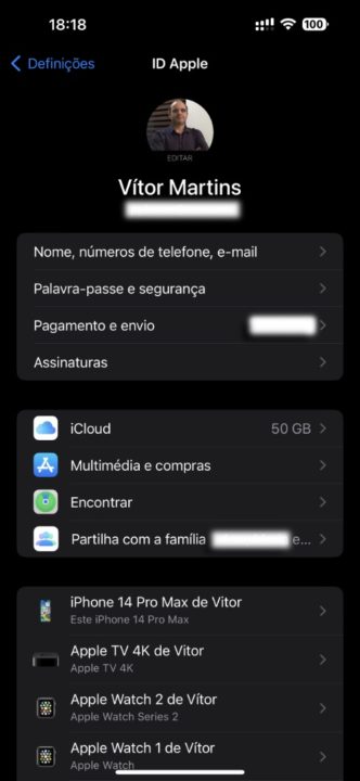 Imagem ativação chave de segurança no iPhone 14 Pro