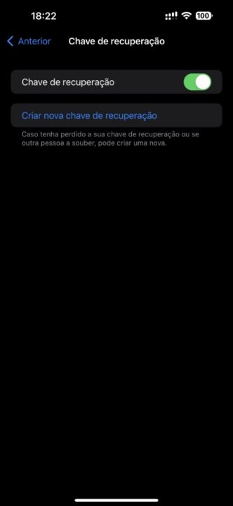 Imagem ativação chave de segurança no iPhone 14 Pro
