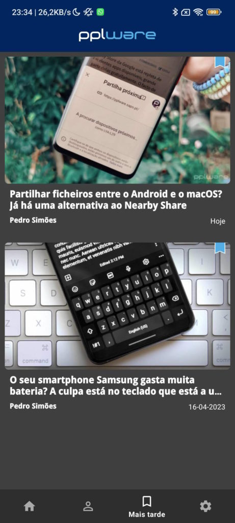 Pplware app Android novidades aniversário