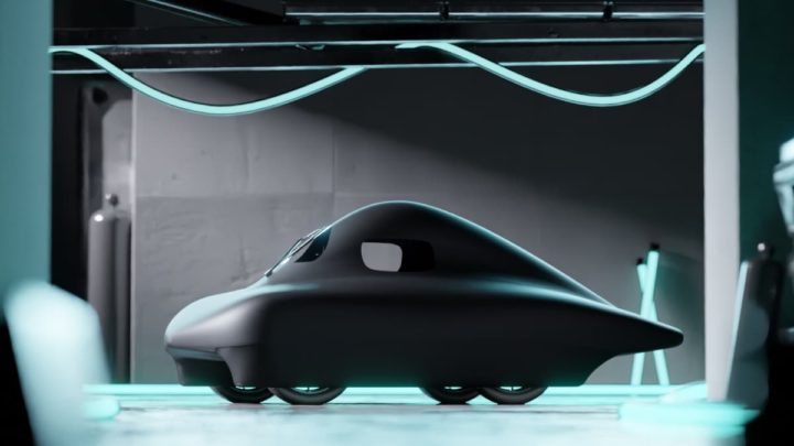 Imagem do ECO-RUNNER XIII, um automóvel a hidrogénio